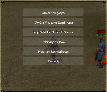 Menu usług Dozorcy